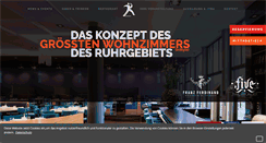 Desktop Screenshot of livingroom-bochum.de